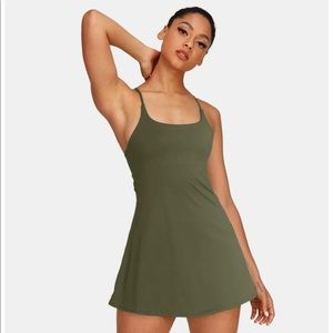 Green athletic dress from Halara
